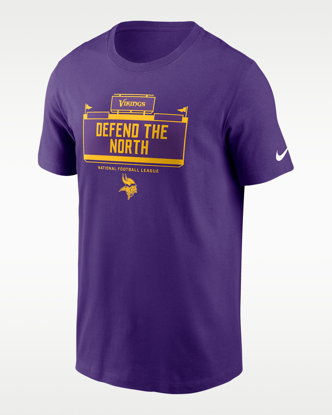Playera Nike de la NFL para hombre Minnesota Vikings Local Essential - Morado