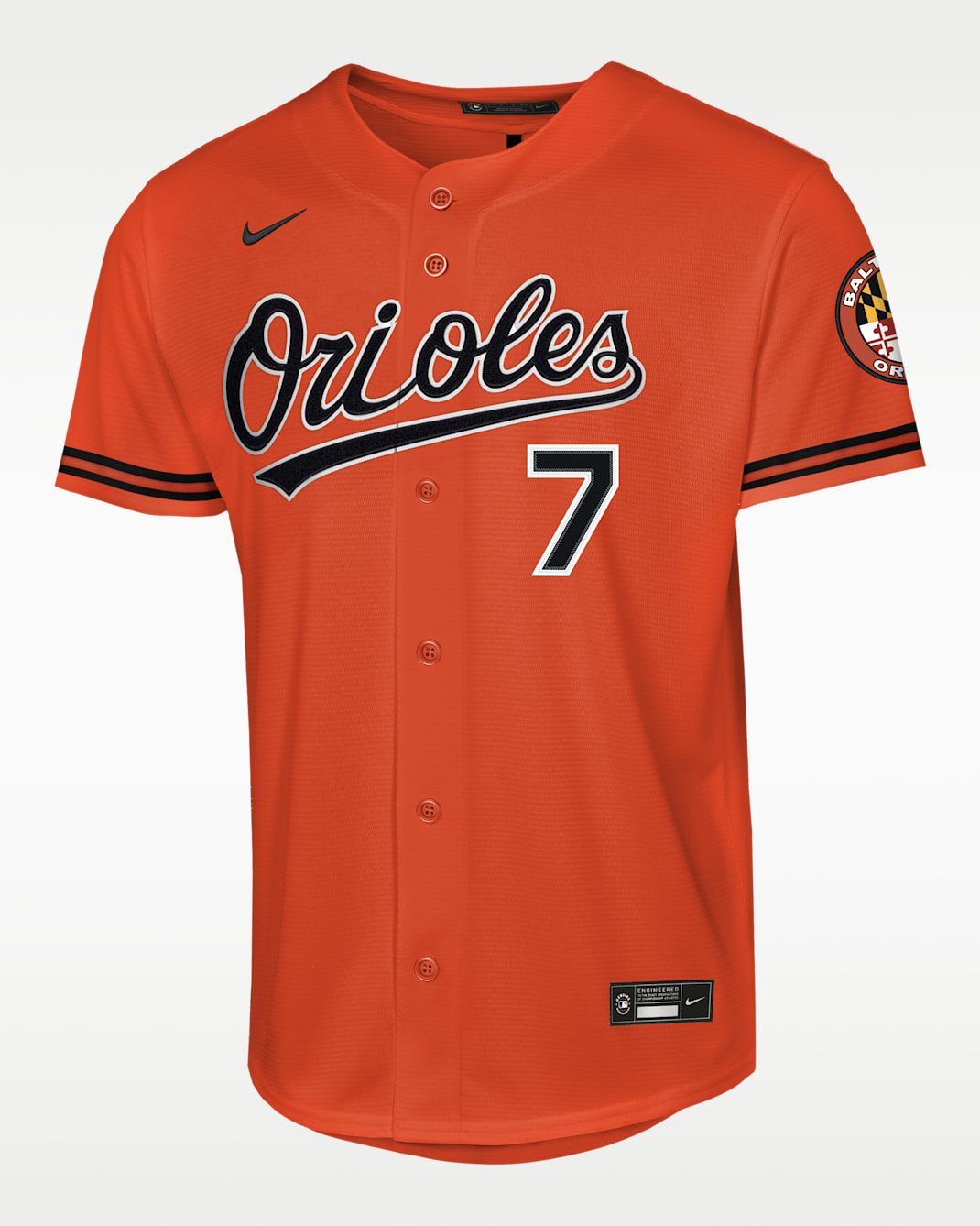 Jackson Holliday Baltimore Orioles Big Kids' Nike MLB Stadium Home Jersey - Orange