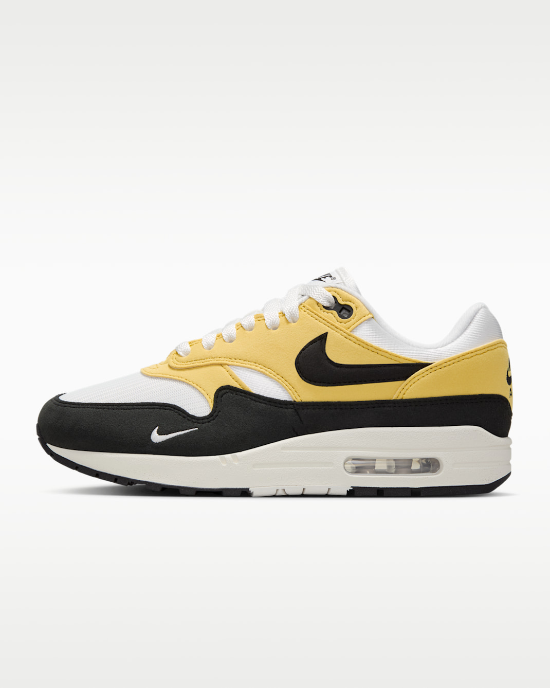 Nike Air Max 1 '87 Textile Women's Shoes - Saturn Gold/Summit White/Sail/Black