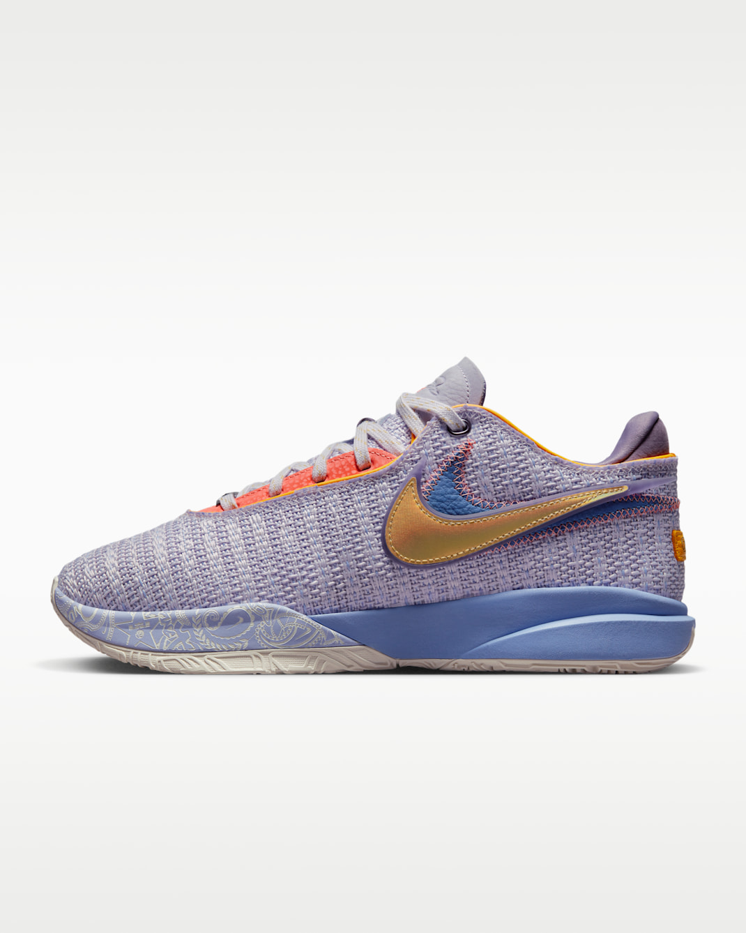 LeBron XX EP Basketball Shoes - Violet Frost/Purple Pulse/Canyon Purple/Metallic Gold