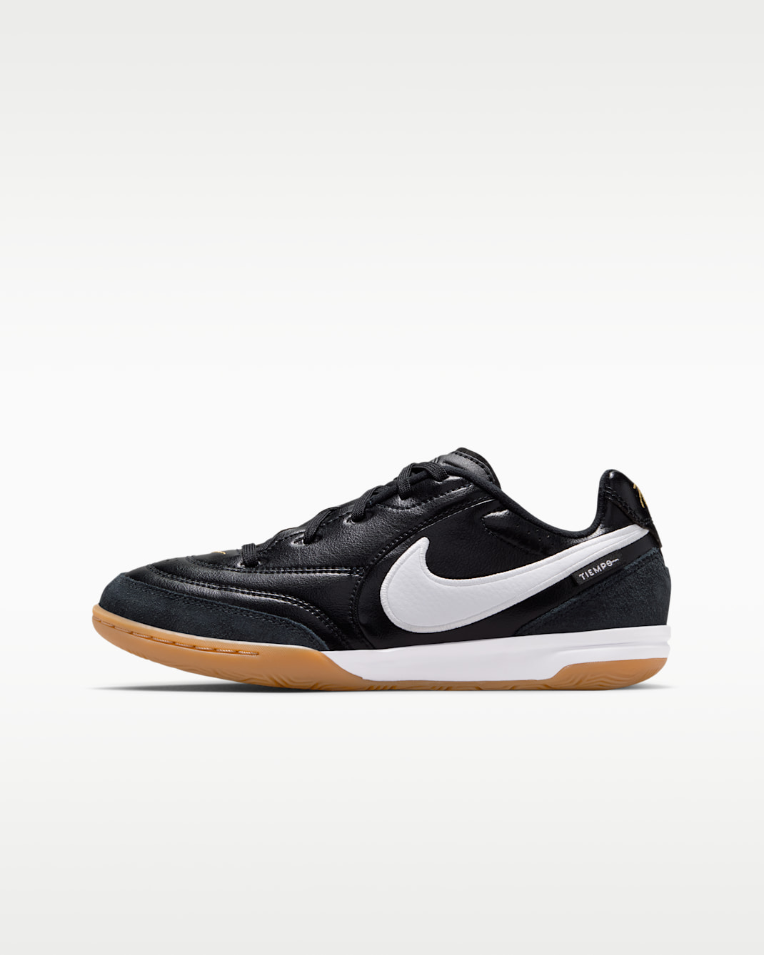 Nike Jr. Tiempo Streetgato Older Kids' Indoor/Court Low-Top Football Shoes - Black/White