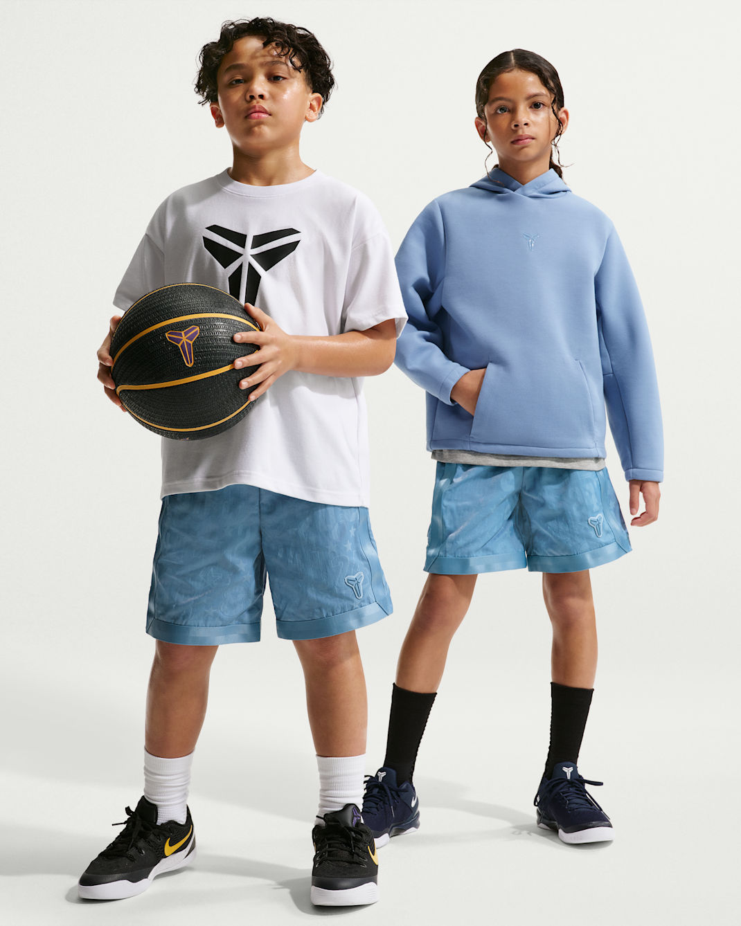 Kobe Big Kids' Basketball Shorts - Work Blue/Work Blue