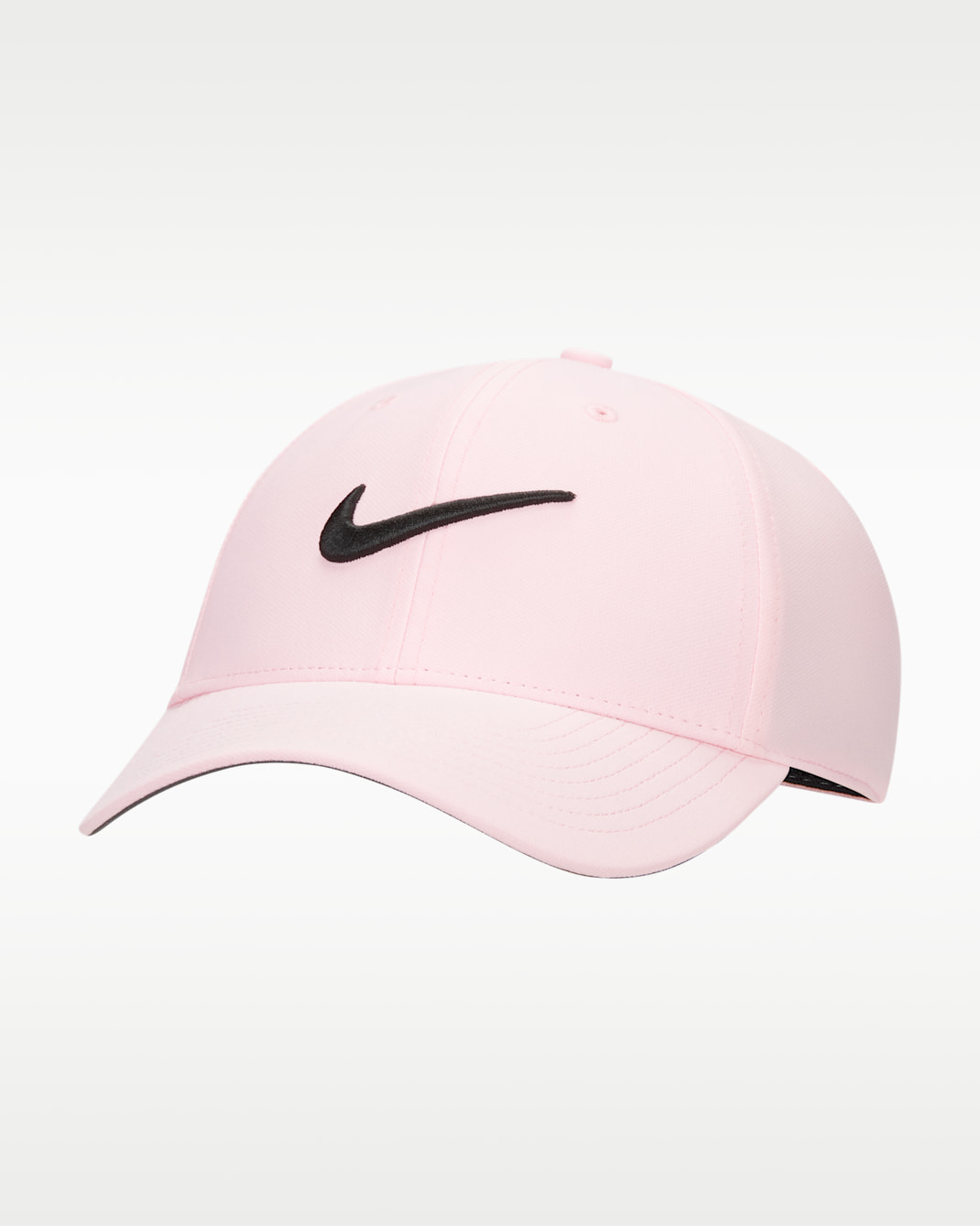 Gorra Swoosh estructurada Nike Dri-FIT Club - Rosa suave medio/Negro