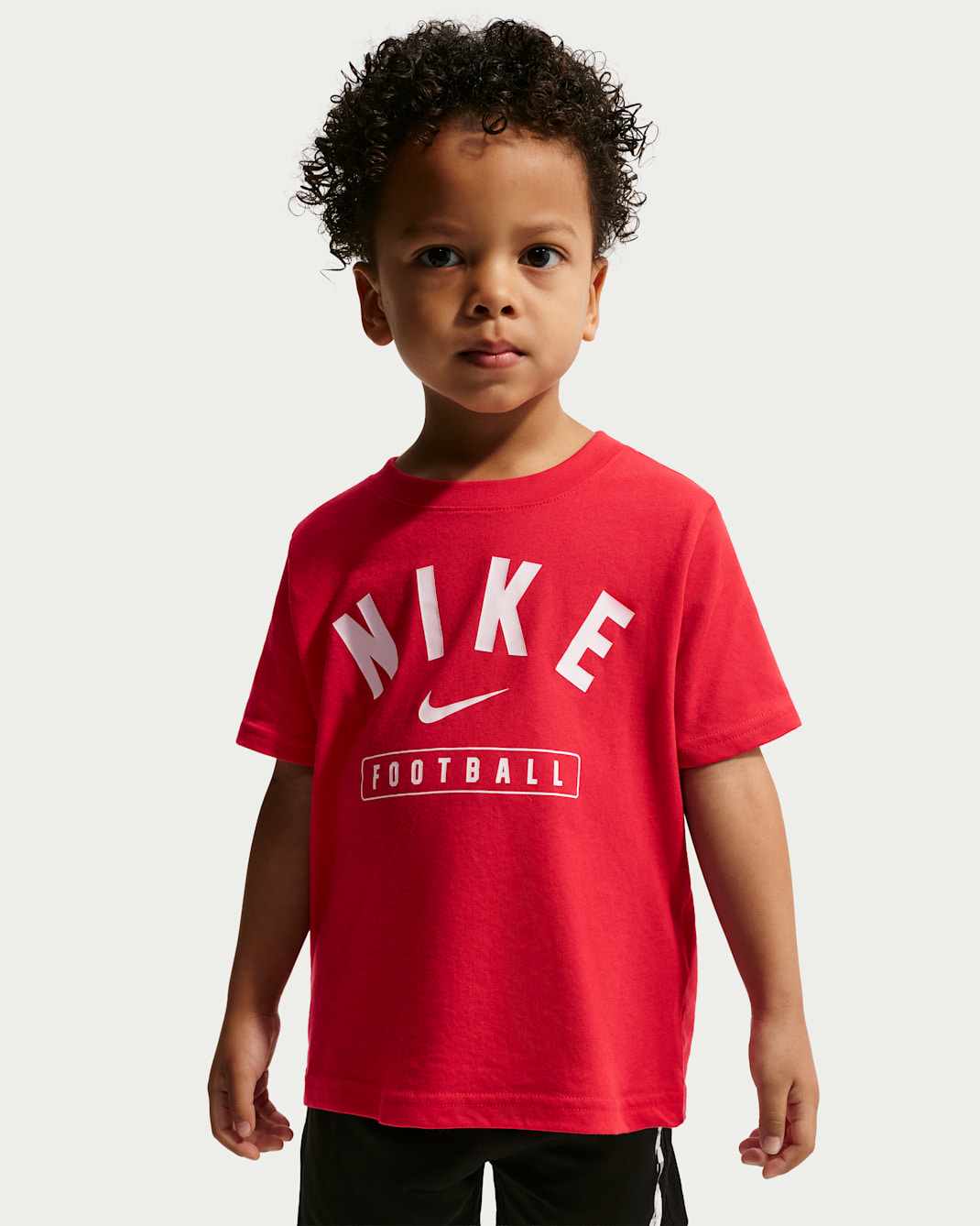 T-shirt dla małych dzieci Nike Football Field Sport - University Red