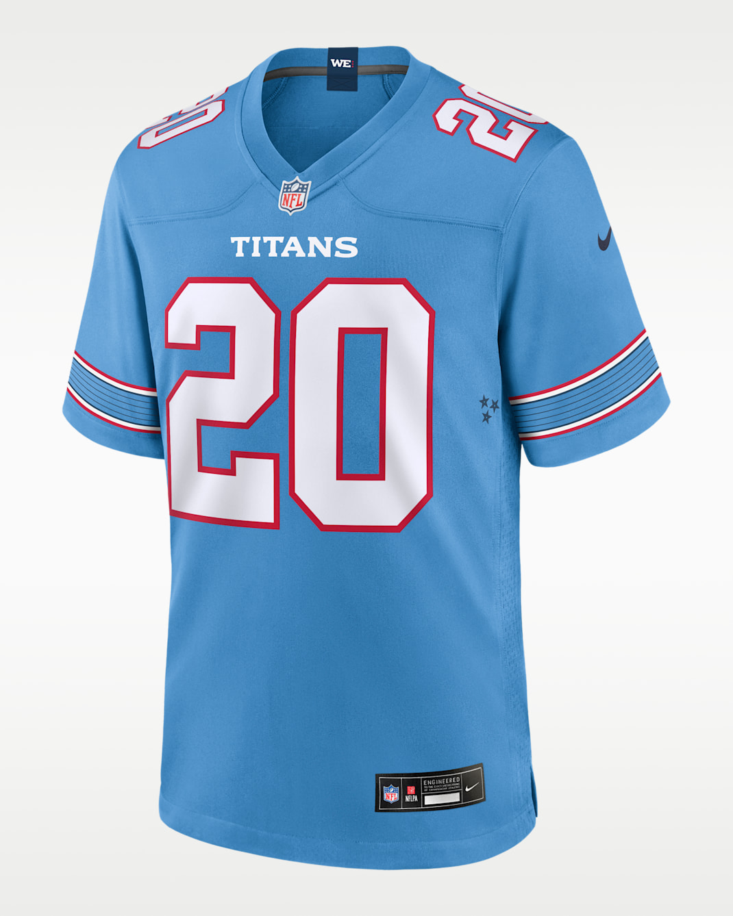 Tony Pollard Tennessee Titans Men's Nike NFL Game Jersey - Light Blue