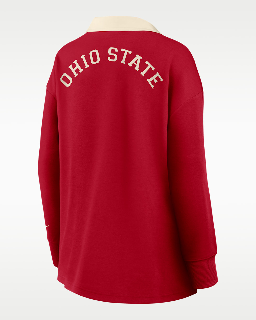 Ohio State Academic Women's Nike Dri-FIT Oversized Long-Sleeve Polo
