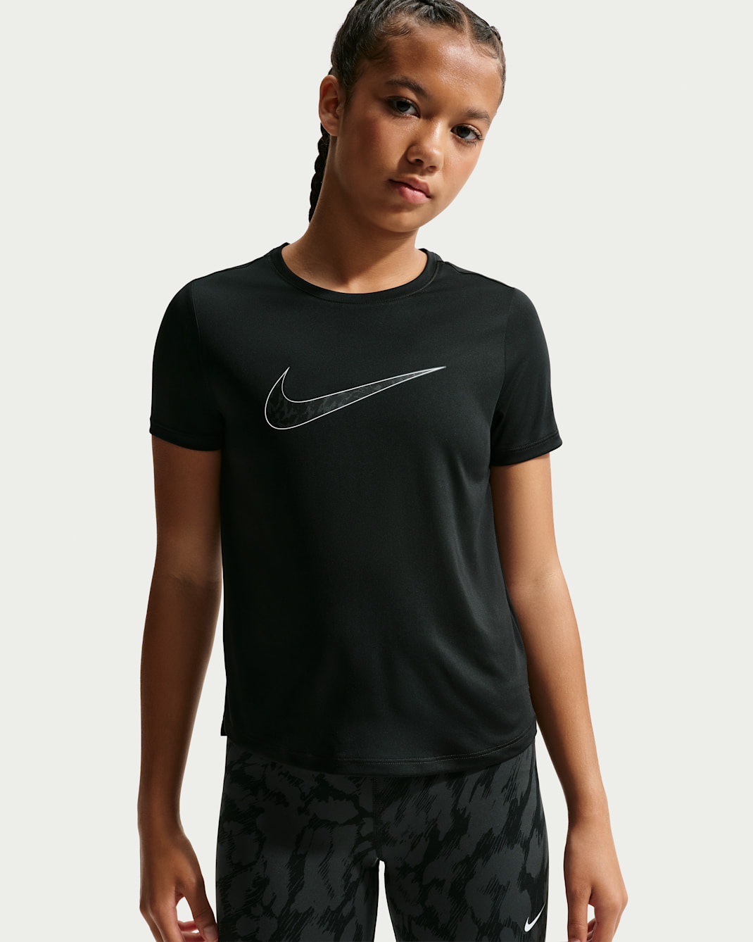 Nike Pro Older Kids' (Girls') Top - Black