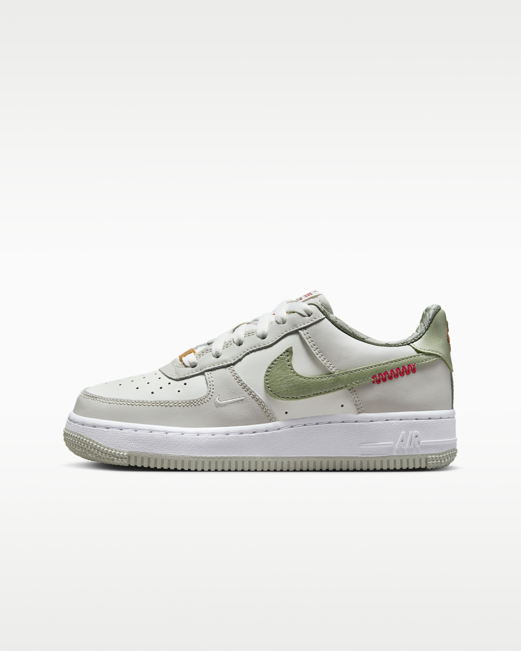 Tenis para niños grandes Nike Air Force 1 LV8 - Vela/Blanco/Hueso claro/Aura oliva