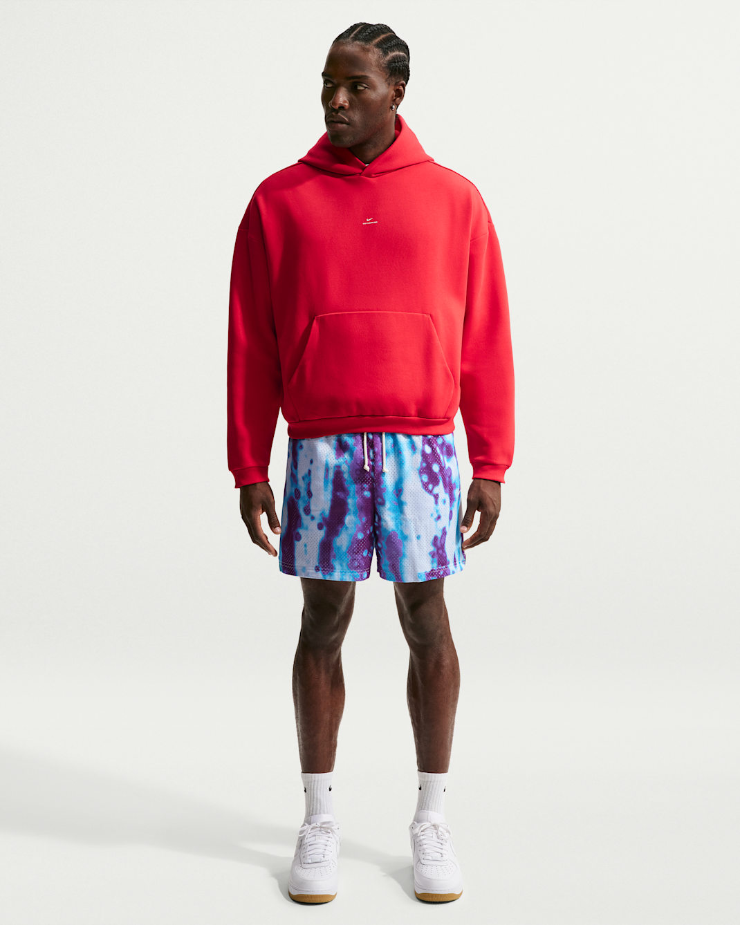 Nike Standard Issue Men's 5" Practice Mesh Basketball Shorts - Football Grey/Pale Ivory