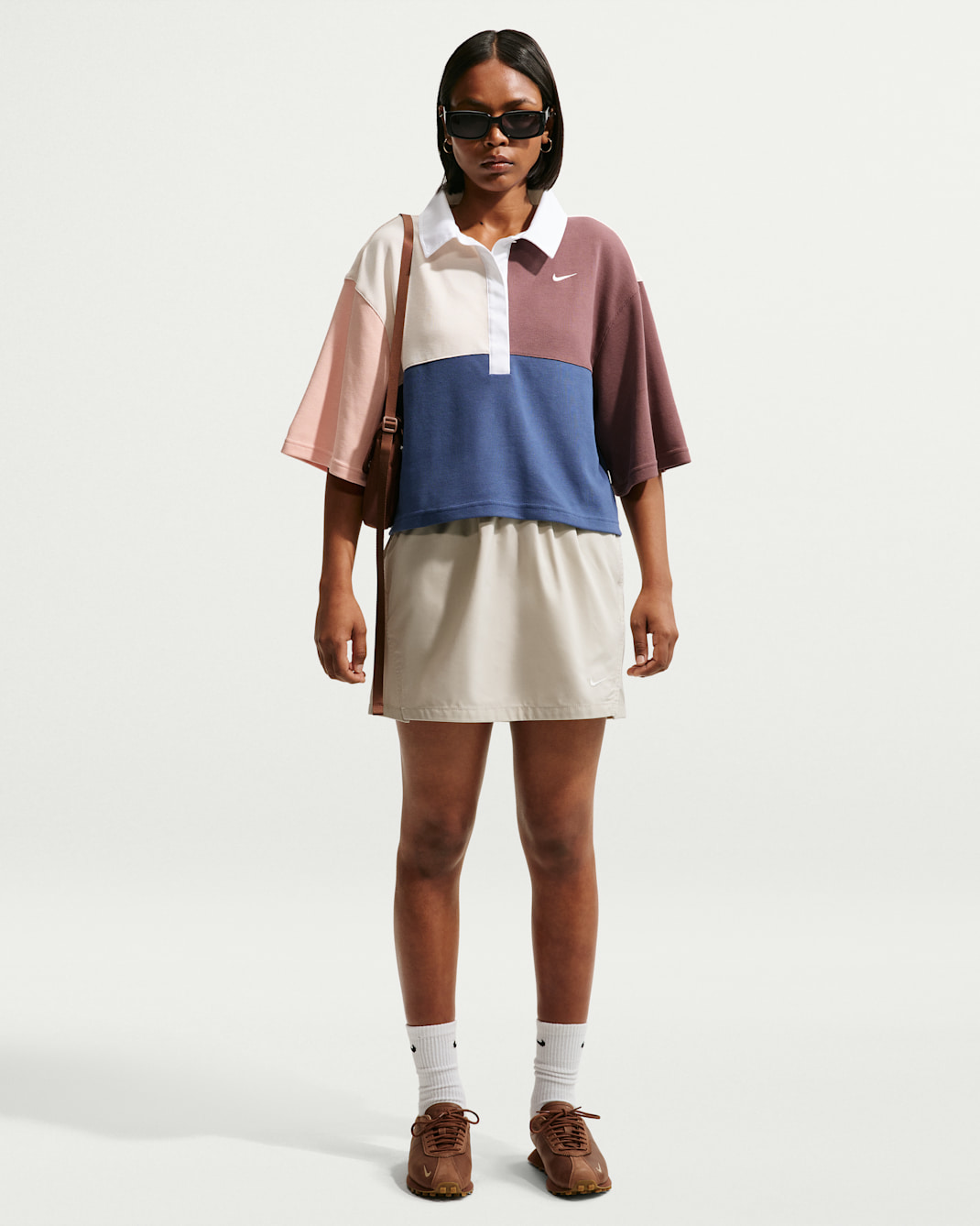 Nike Sportswear Women's Loose Woven Skirt - Light Bone/Heather/Light Bone