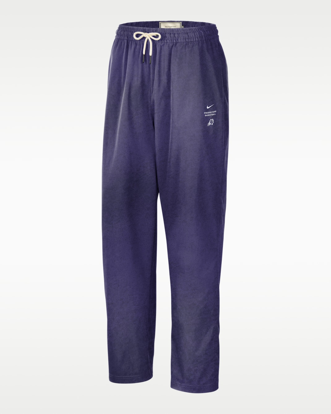 Pants de básquetbol de tejido Woven para hombre Phoenix Suns Standard Issue - Orquídea nuevo/Negro/Blanco/Blanco