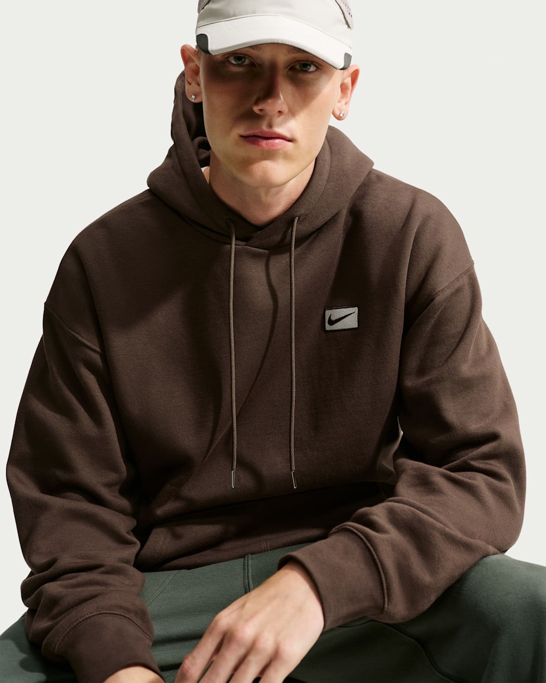 Nike Sportswear Sudadera con capucha - Hombre - Baroque Brown/Sail