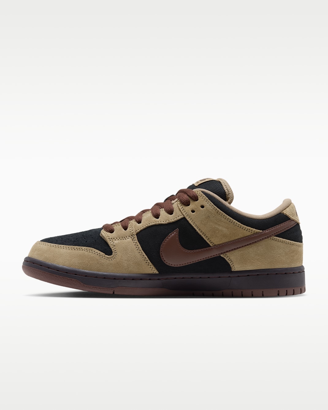 Nike SB Dunk Low Pro Zapatillas de skateboard - Filbert/Negro/Burgundy Ash/Light Chocolate