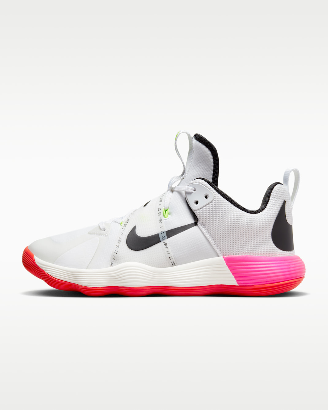 Scarpa per campi indoor/cemento Nike React HyperSet LE - Bianco/Bright Crimson/Pink Blast/Nero