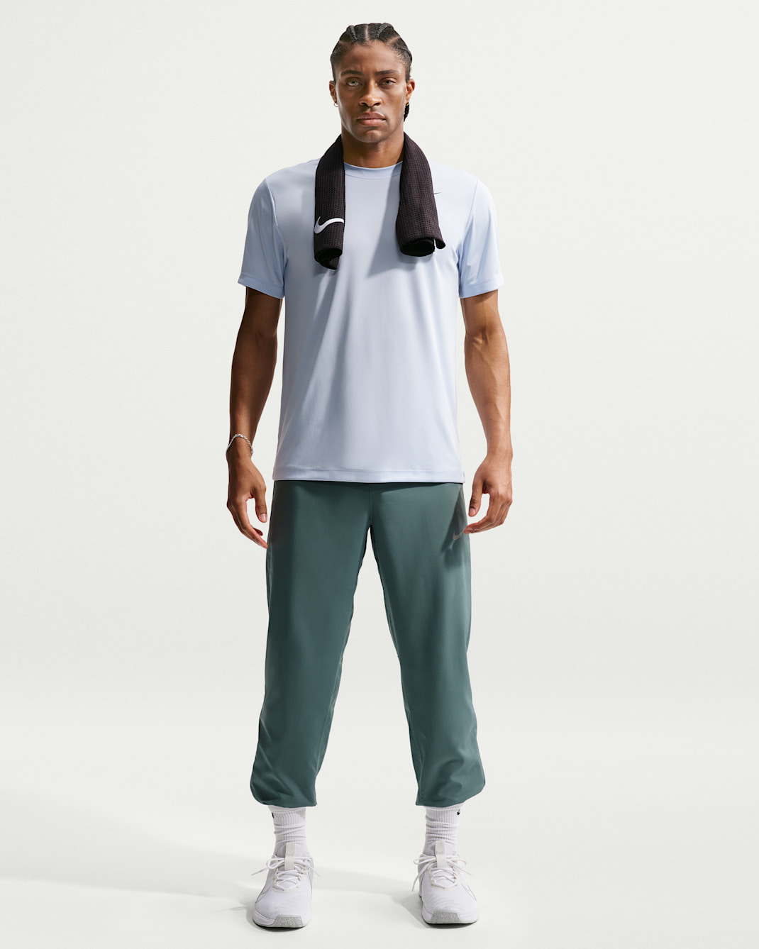 Pants Dri-FIT entallados versátiles para hombre Nike Form - Pizarra mineral/Negro