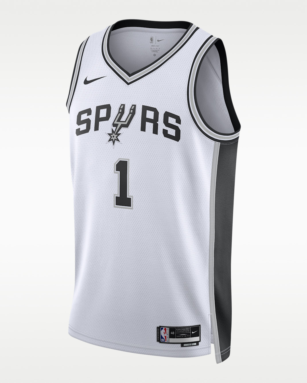 Maillot Nike Dri-FIT NBA Swingman San Antonio Spurs Association Edition pour homme - Blanc