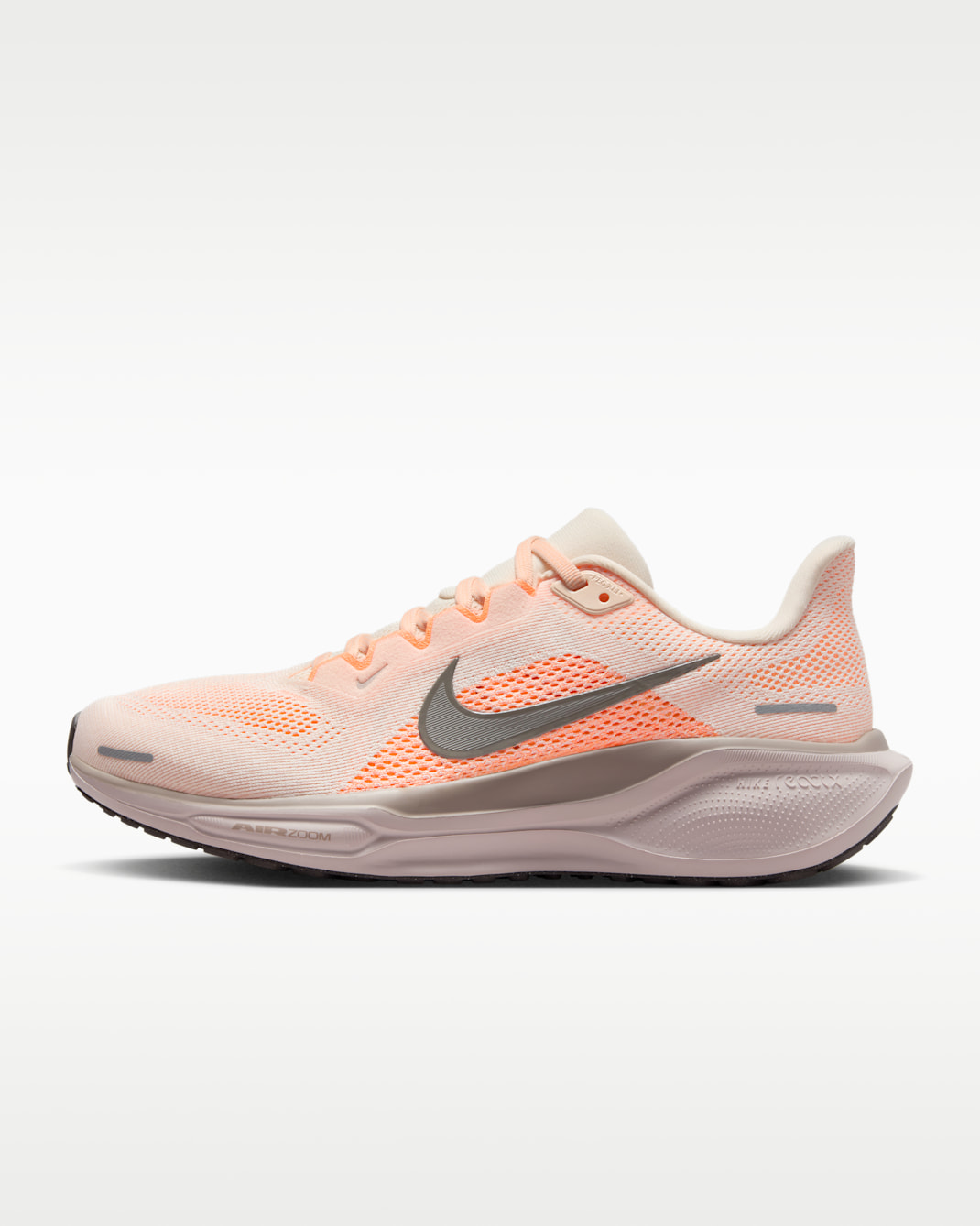 Nike Pegasus 41 hardloopschoenen voor dames (straat) - Guava Ice/Orange Pulse/Malt/Cave Stone