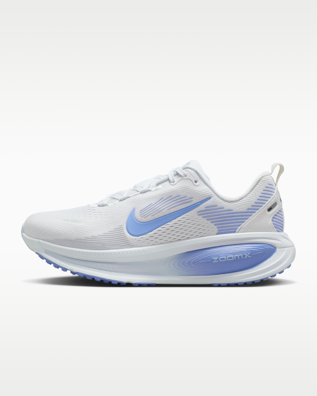 Nike Vomero 18 Women's Road Running Shoes (Extra Wide) - White/Football Grey/Royal Pulse