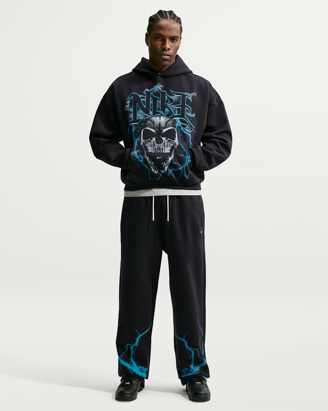 Nike Standard Issue Men's Brushed Pullover Basketball Hoodie