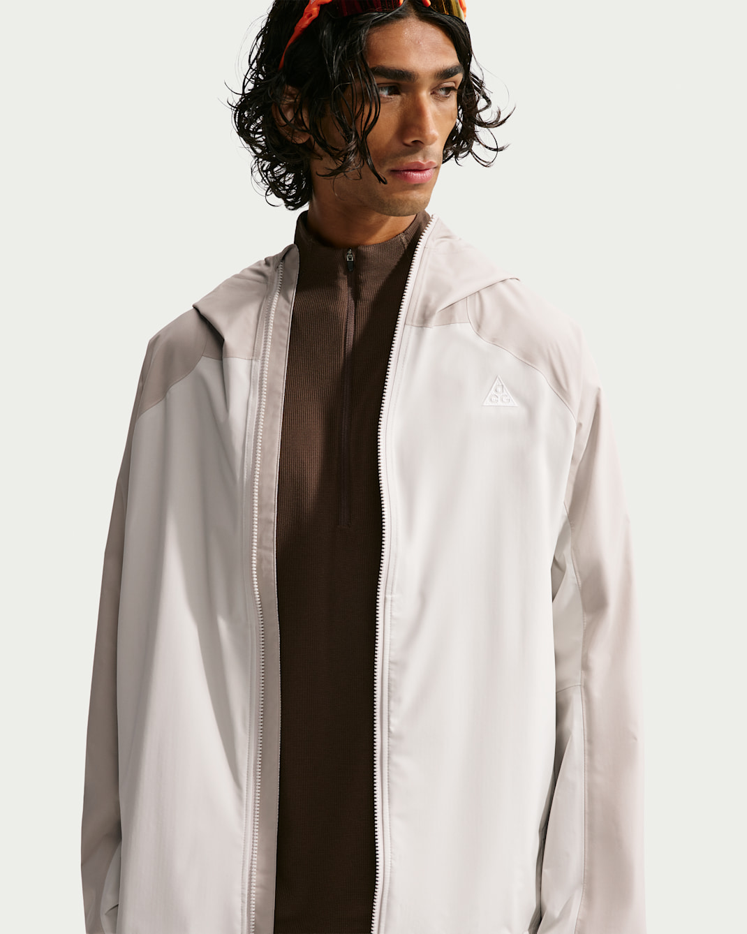 Nike ACG 'Phantazma' Men's Storm-FIT ADV Jacket - Cream II/Light Orewood Brown/Light British Tan/Summit White