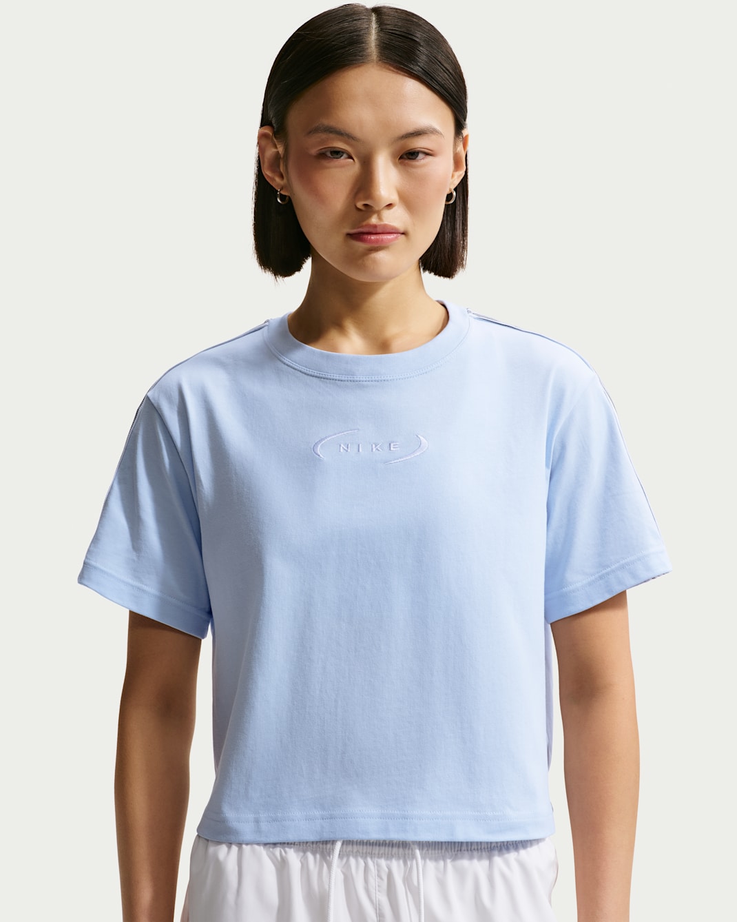 Nike Sportswear Classic Women's Loose Cropped T-Shirt - Hydrogen Blue