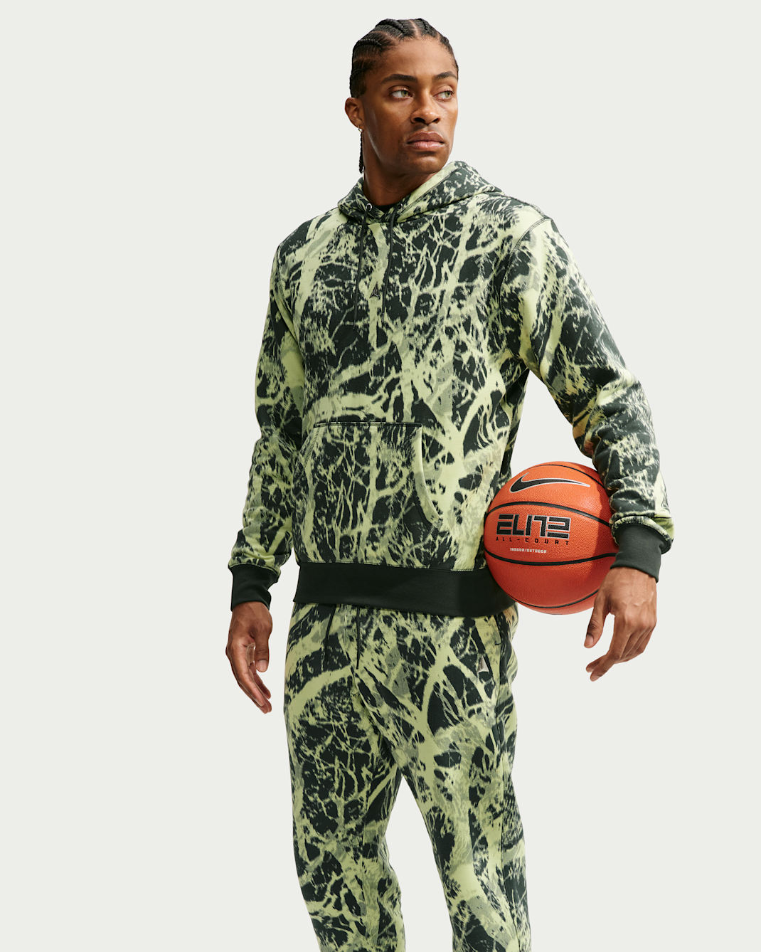 Ja Men's Fleece Cuffed Basketball Pants
