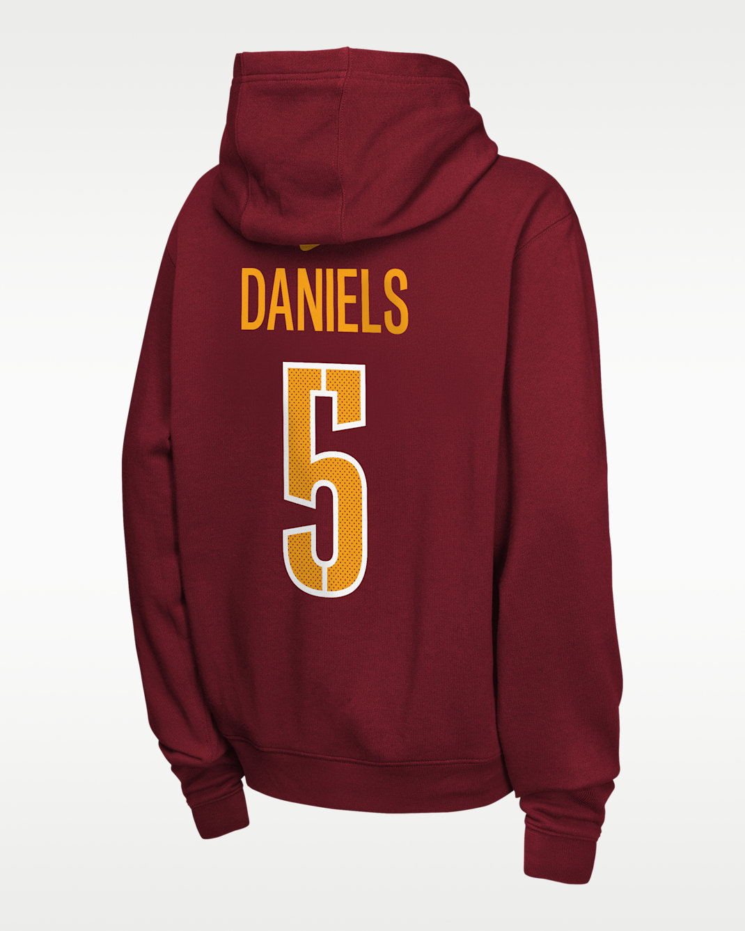 Jayden Daniels Washington Commanders Big Kids' Nike NFL Pullover Hoodie