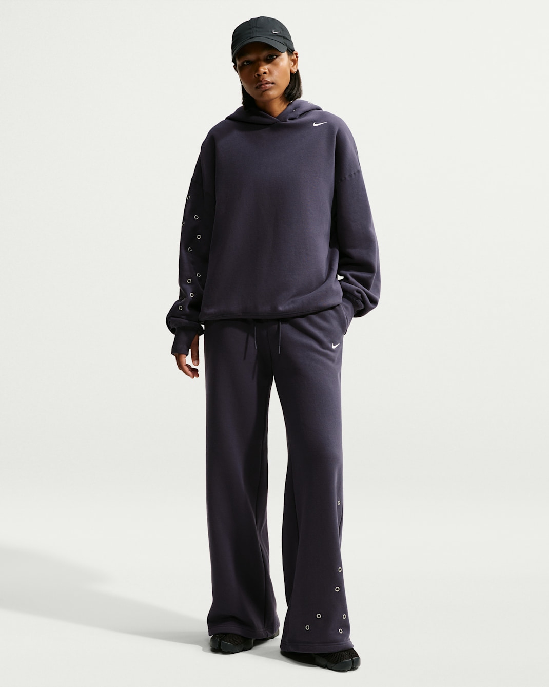 Nike Studio Fleece Medium Weight Women's Oversized Pullover Hoodie