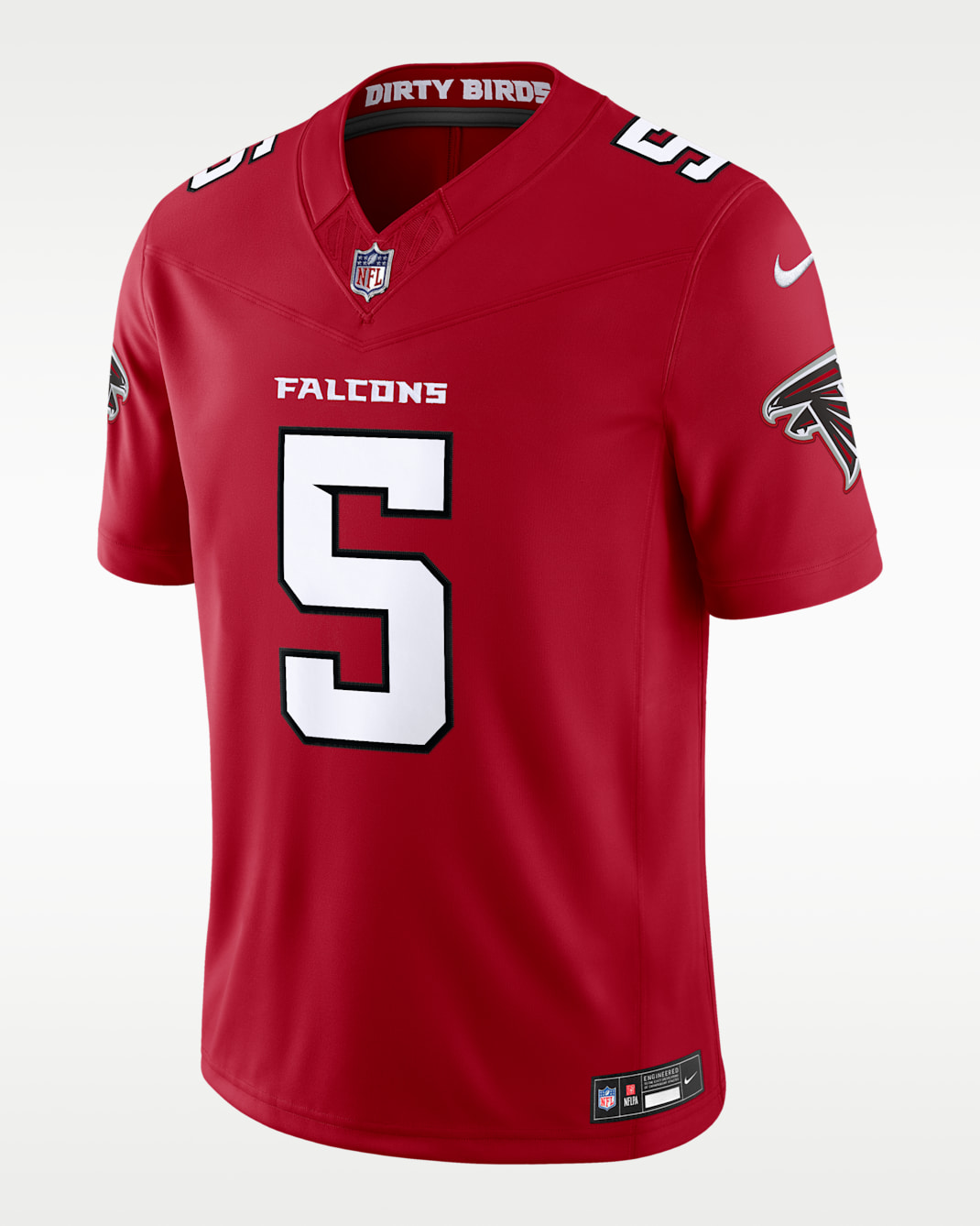 Jersey Nike Dri-FIT de la NFL Limited para hombre Drake London Atlanta Falcons - Rojo gimnasio