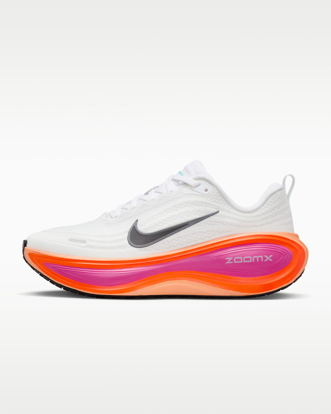 Nike Vomero Plus Women's Road Running Shoes - White/Fire Pink/Hyper Crimson/Black