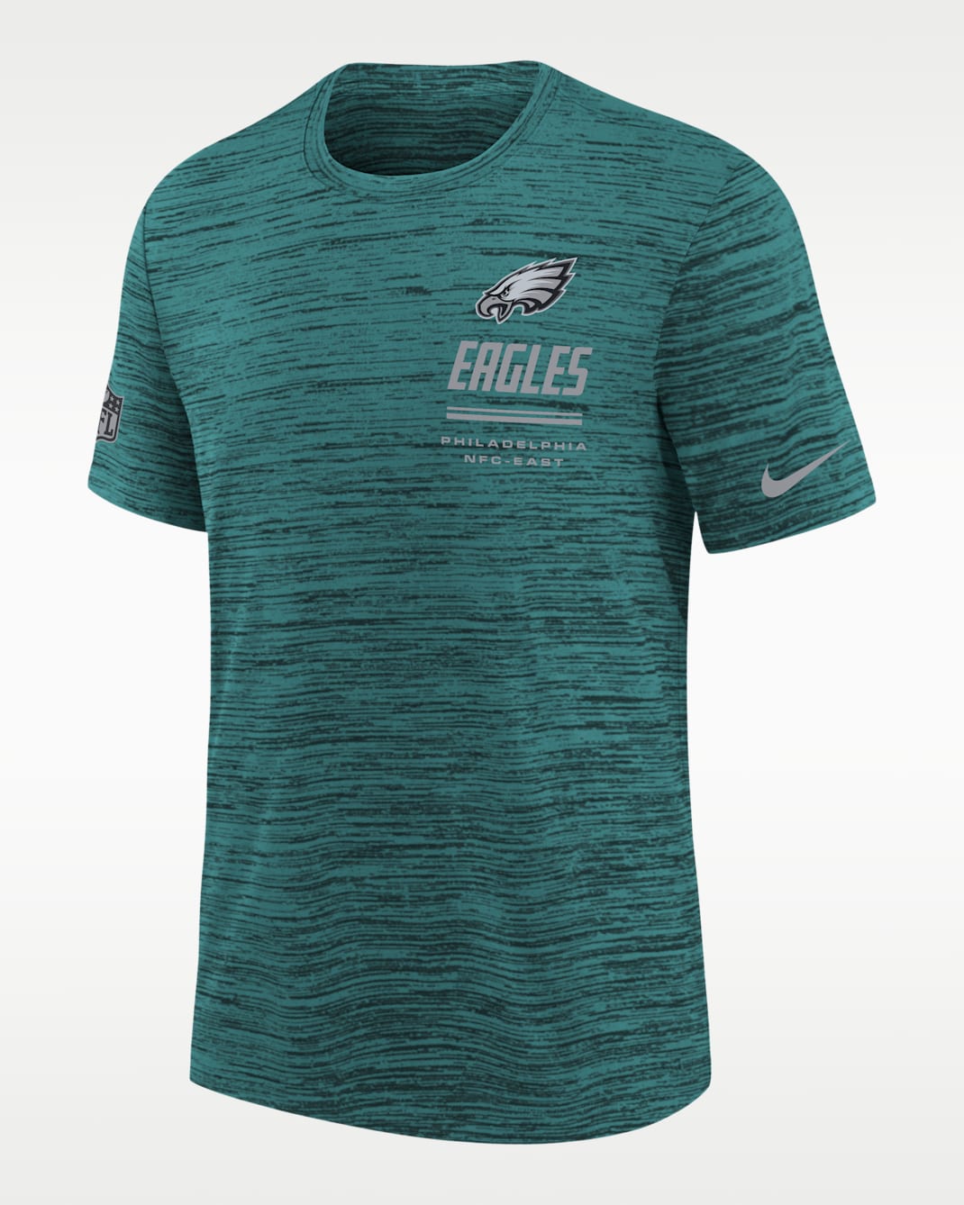 Philadelphia Eagles Sideline Team Issue Velocity Big Kids' Nike Dri-FIT NFL T-Shirt - Green