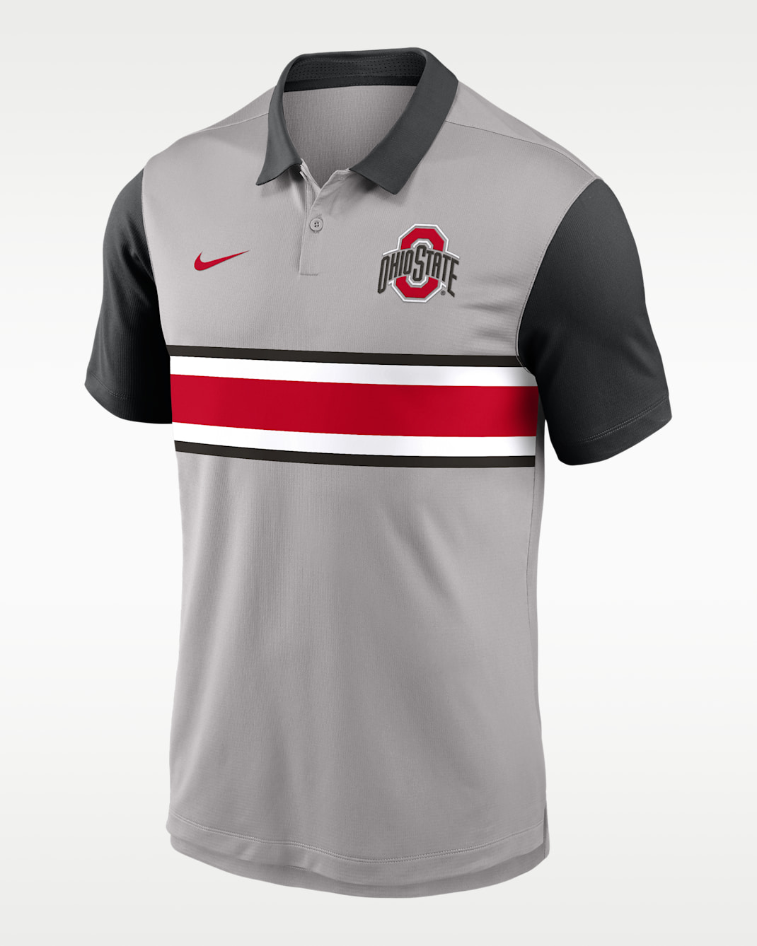 Ohio State Vapor Men's Nike Dri-FIT College Polo - Grey