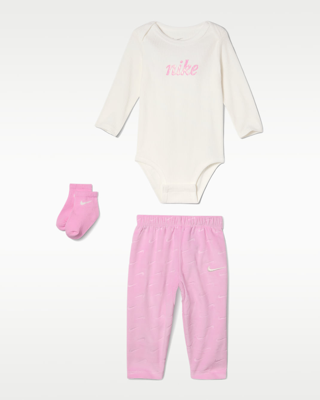 Nike Baby Dream Float 3-Piece Boxed Set - Pink Rise