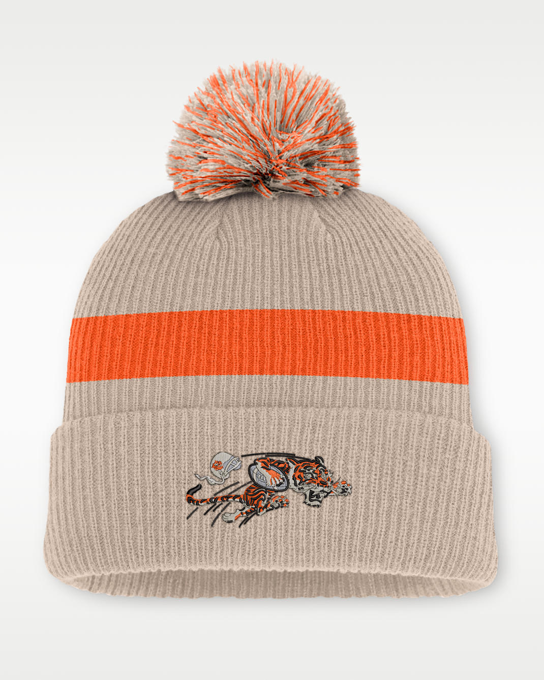 Gorro con dobladillo y pompón Nike de la NFL para hombre Cincinnati Bengals Rewind Peak - Arena