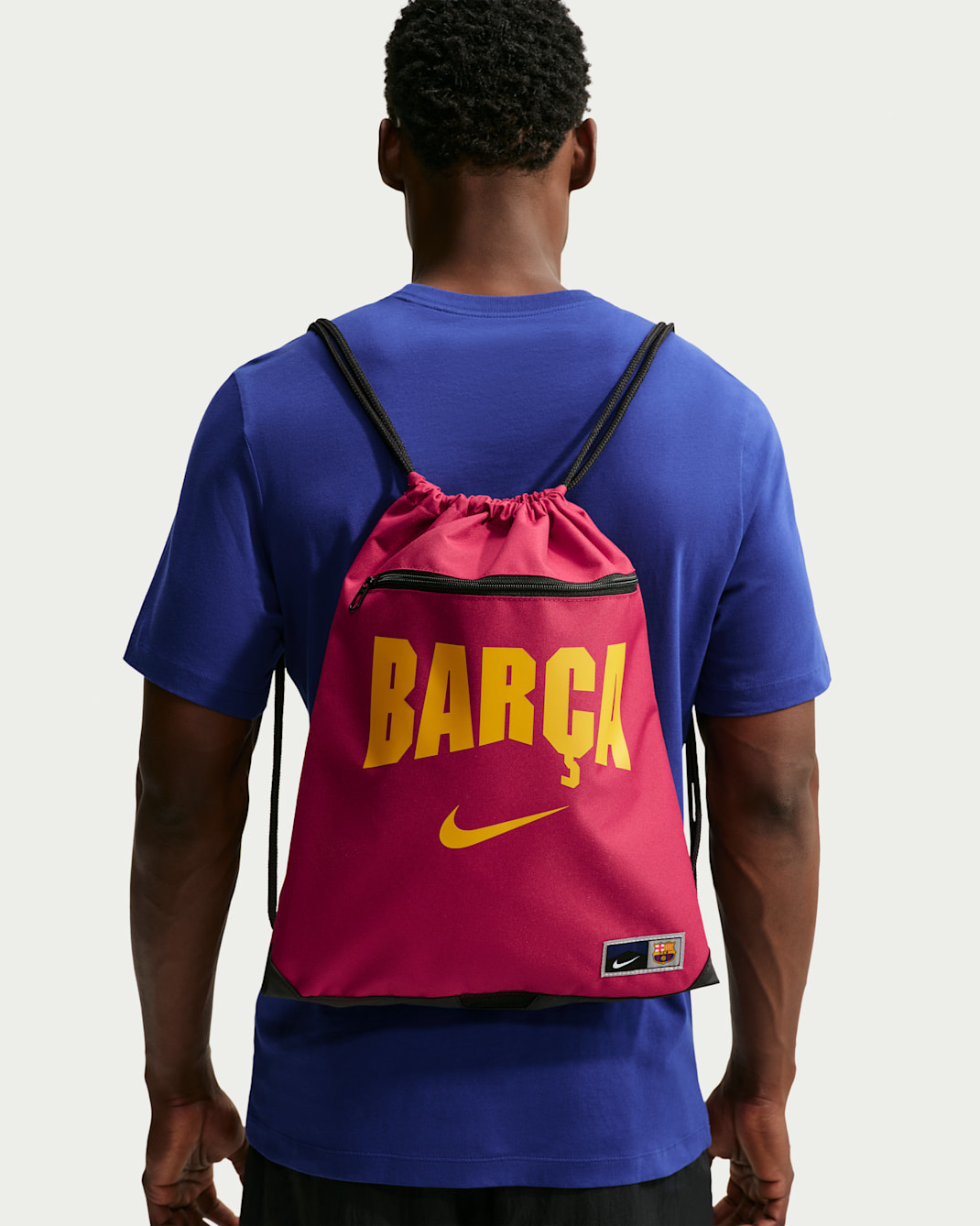 F.C. Barcelona 25/26 Nike Academy Gymsack - Noble Red/Mineral Yellow