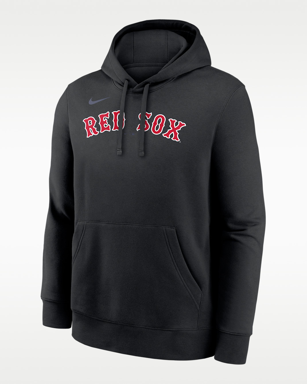 Boston Red Sox Club Men's Nike MLB Pullover Hoodie - Black