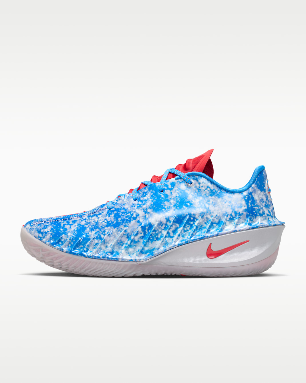 Nike G.T. カット 4 "WNBA 30th" バスケットボールシューズ - ライトフォトブルー/メタリックシルバー/ホワイト/アクションレッド