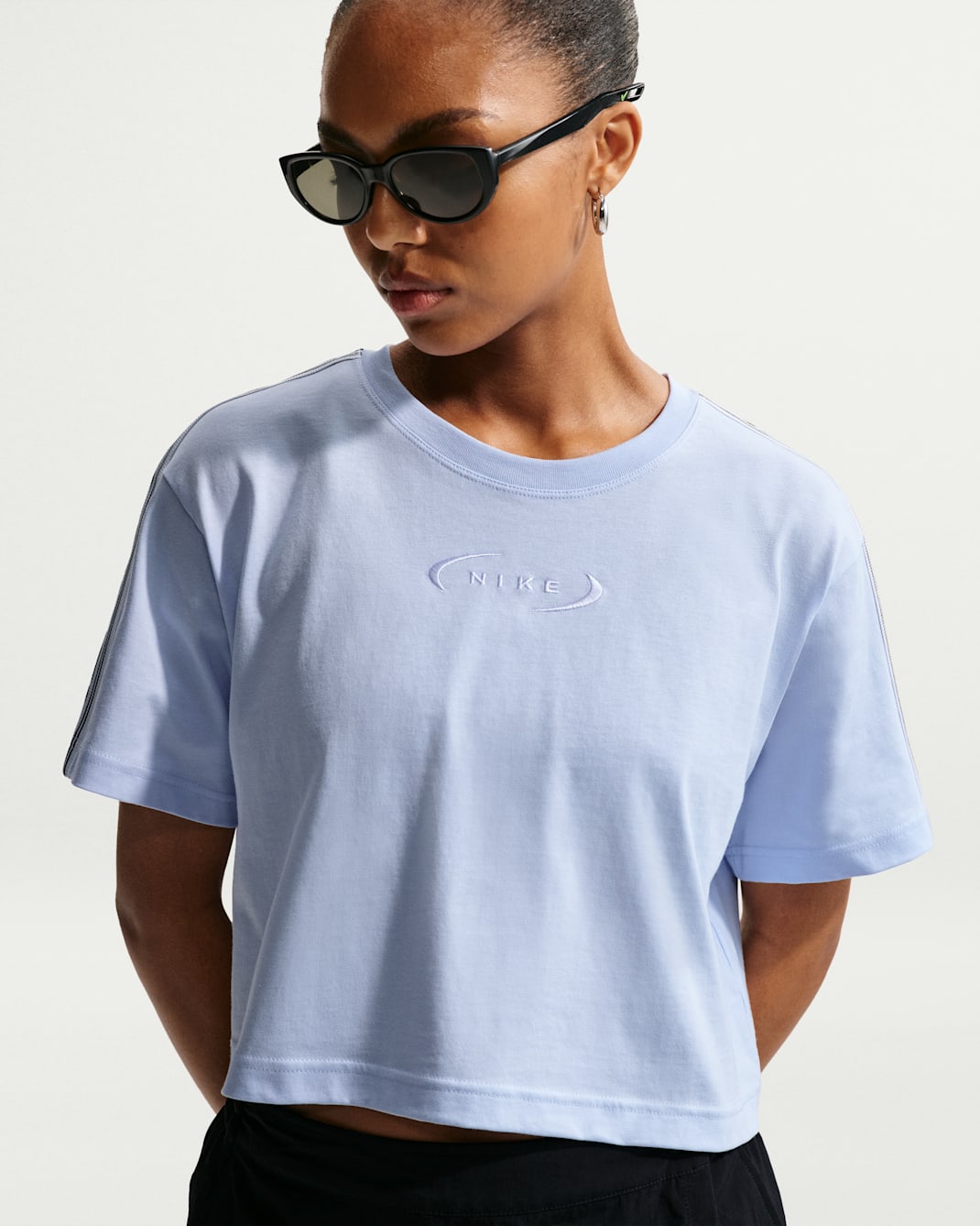 Nike Sportswear Classic Women's Loose Cropped T-Shirt - Hydrogen Blue