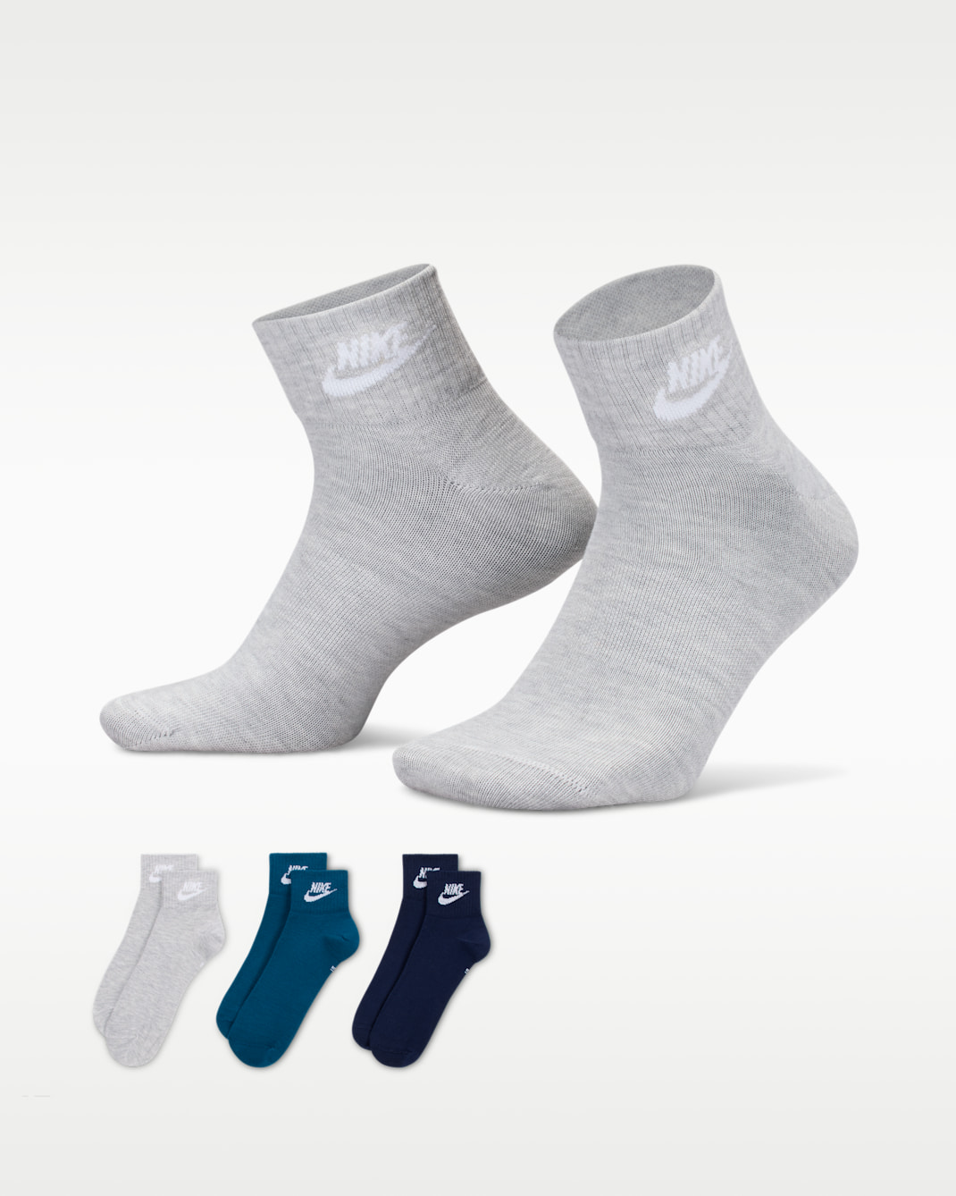 Calze alla caviglia Nike Everyday Essential (3 paia) - Multicolore