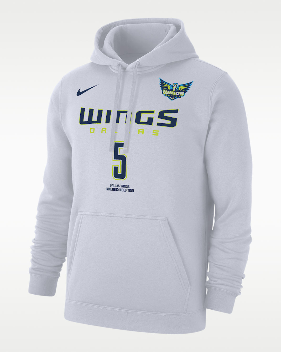 Paige Bueckers Dallas Wings Club Nike WNBA Fleece Pullover Hoodie - White