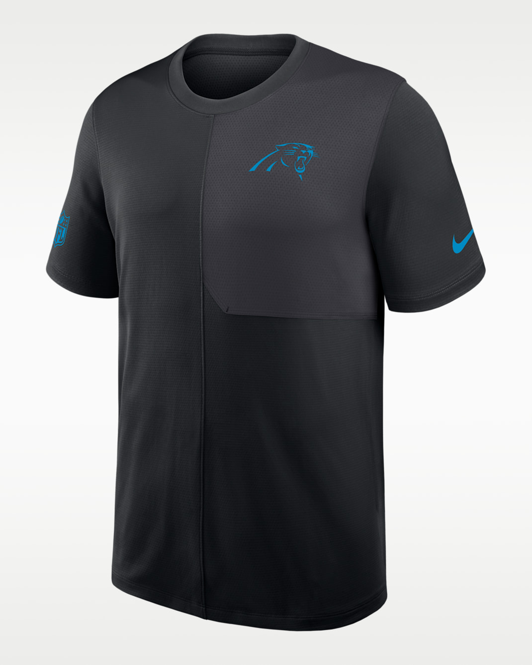 Carolina Panthers Sideline Coach Men's Nike Dri-FIT NFL Top - Black