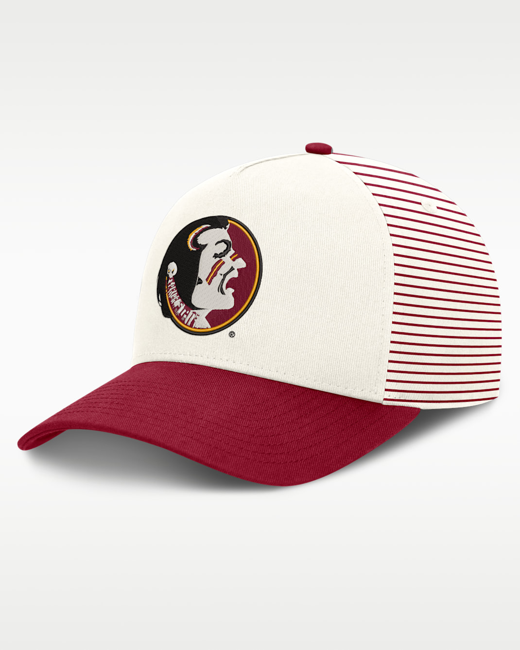 Florida State Rise Men's Nike Dri-FIT College A-Frame Adjustable Hat - White