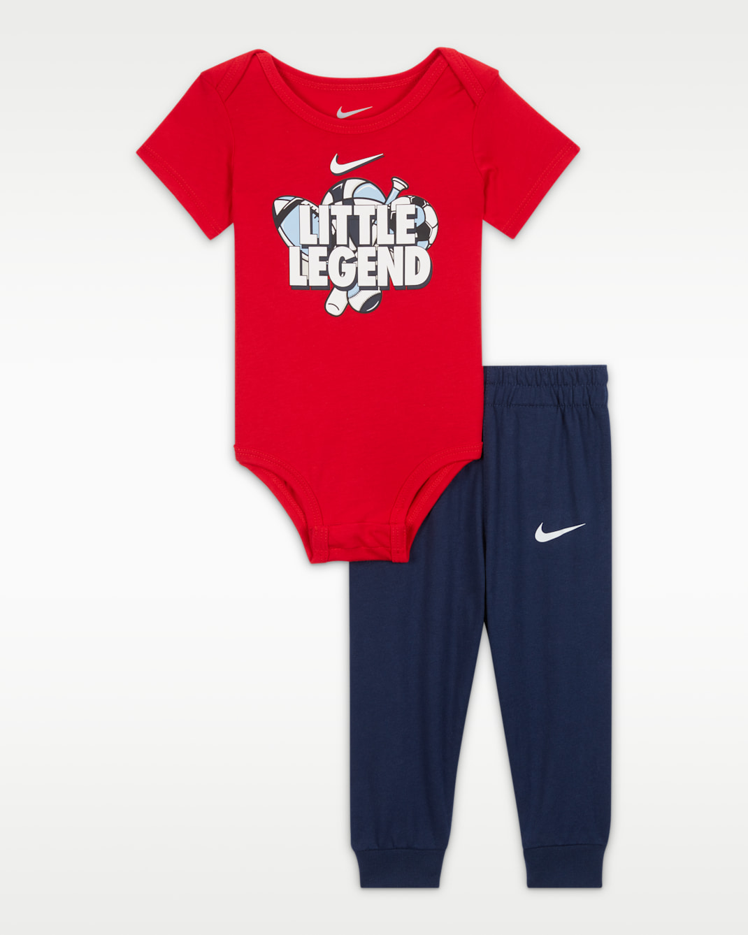 Nike Sportswear Bodysuit and Pants Set Set für Babys (3–6 M) - Midnight Navy