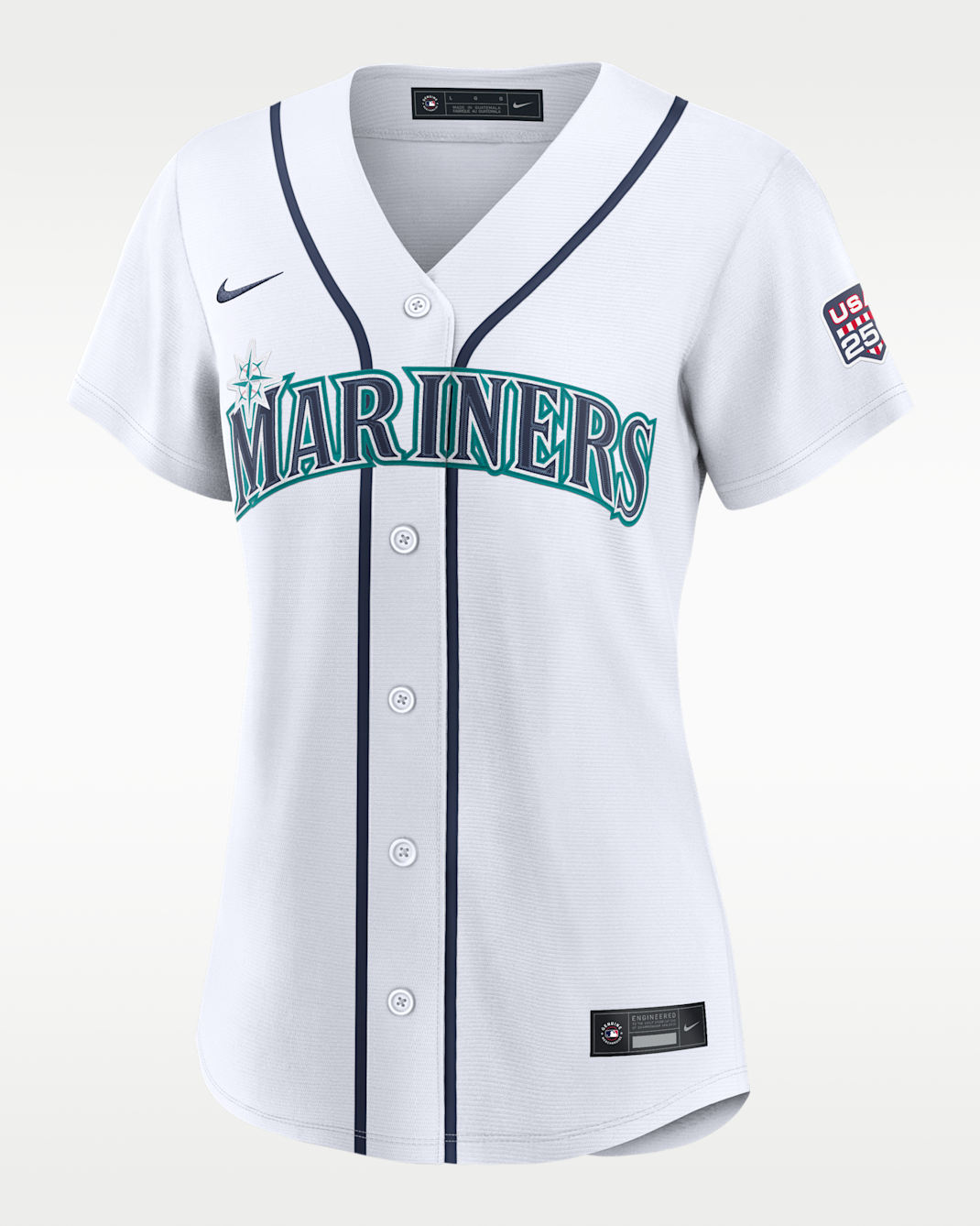 Josh Naylor Seattle Mariners USA 250 Women's Nike MLB Stadium Jersey - White