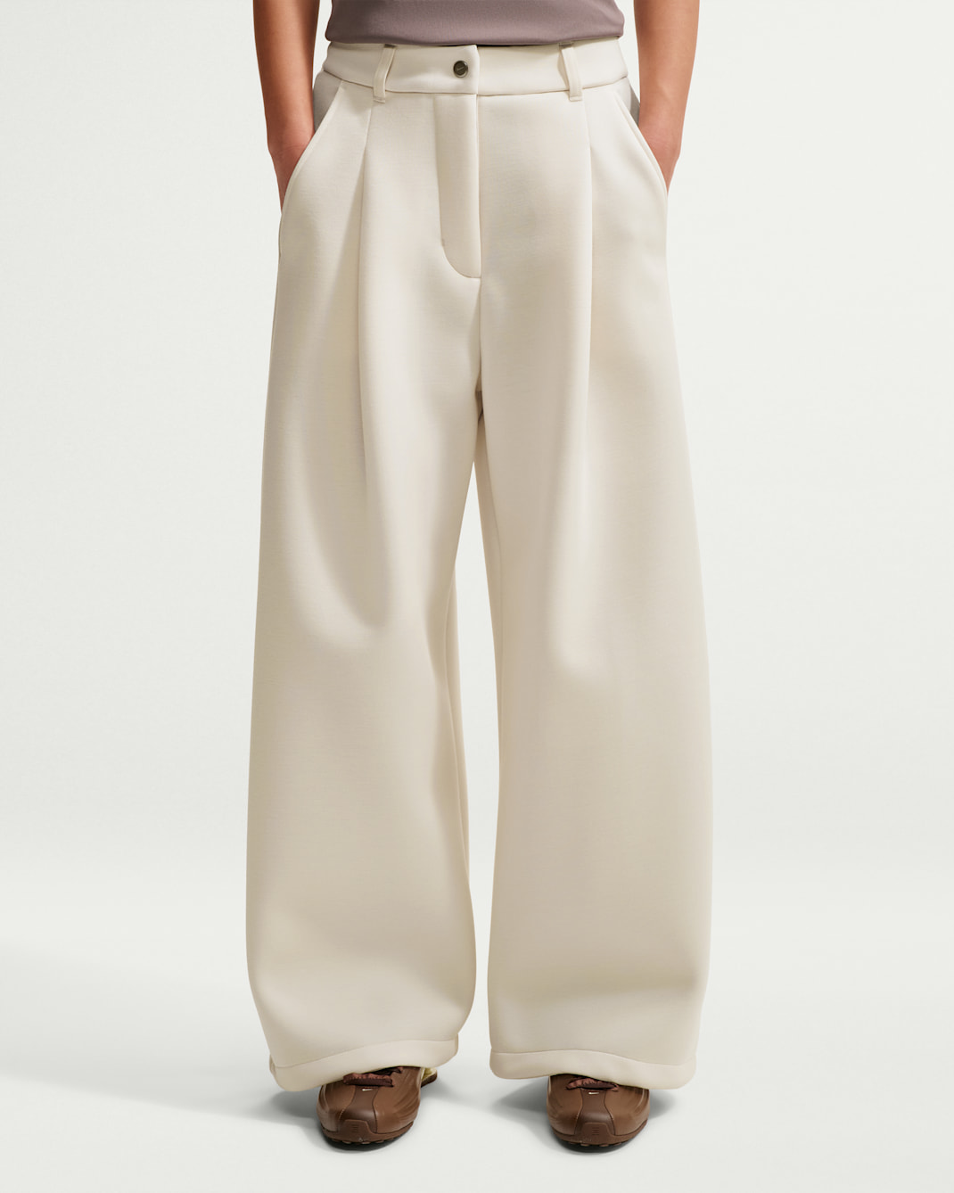 Nike Article Fleece Women's Oversized Mid-Rise Wide-Leg Pants