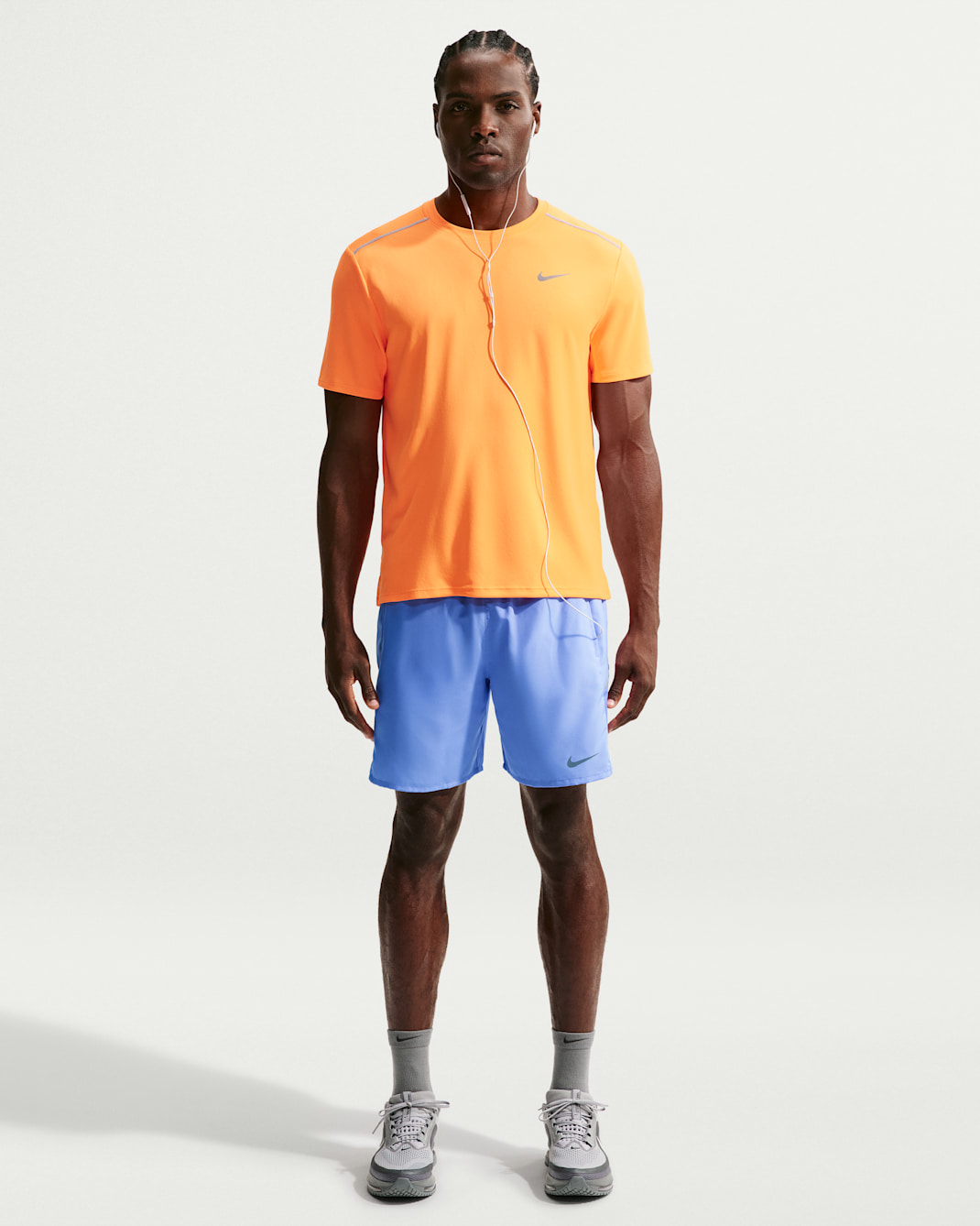 Nike Miler Dri-FIT 2-i-1 løpeshorts til herre (18 cm) - Royal Pulse/Sapphire