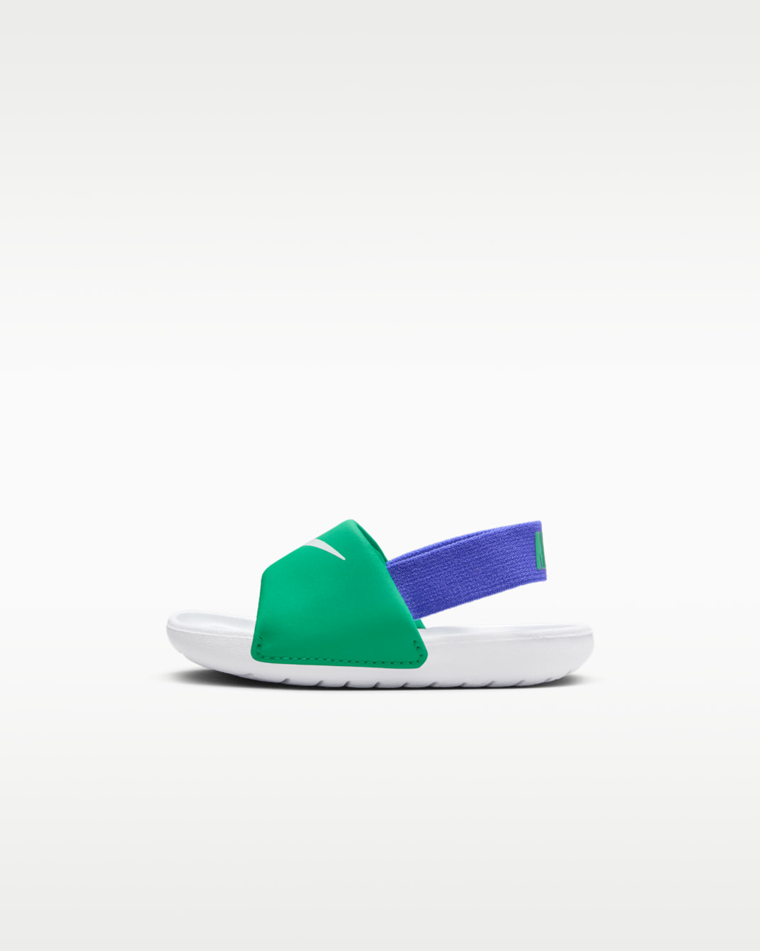 Nike Kawa Baby & Toddler Slides - Stadium Green/Persian Violet/White/Summit White