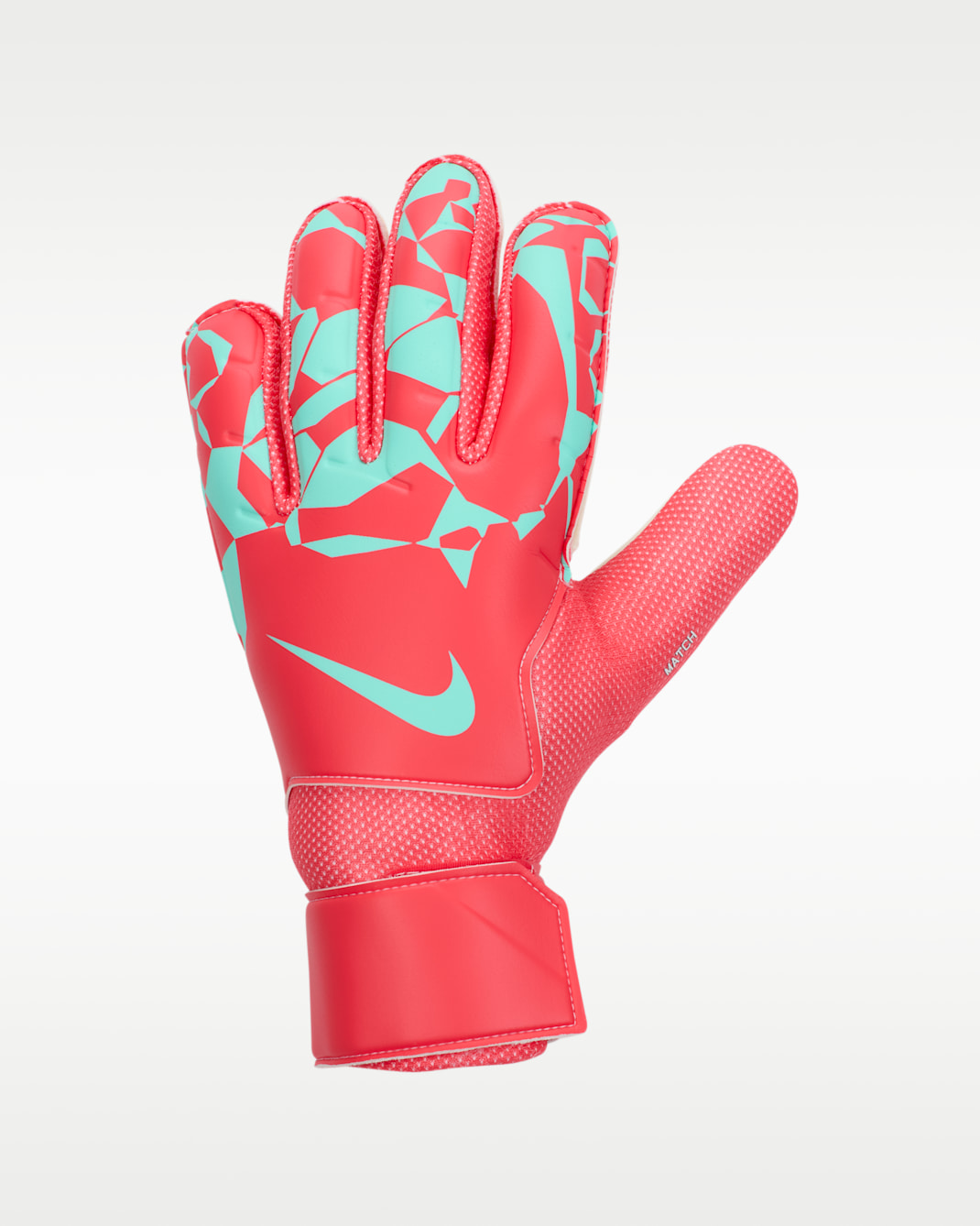 Guantes de fútbol para portero Nike Match - Brasa resplandor/Verde aurora/Verde aurora