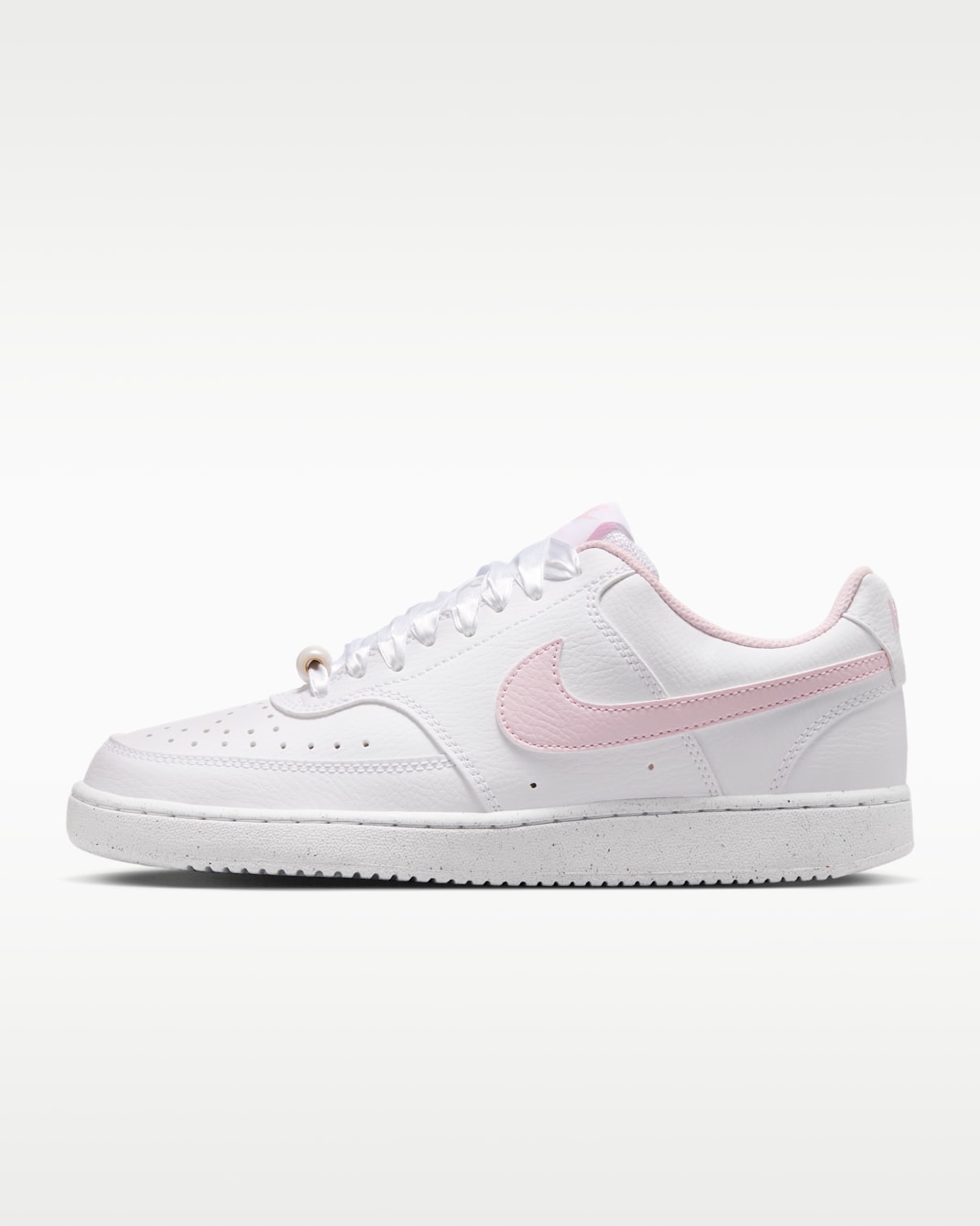 Nike Court Vision Low Schuh (Damen) - Weiß/Pink Foam