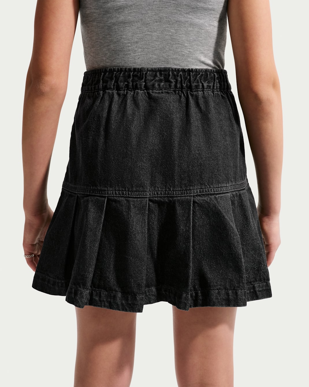 Nike Sportswear Big Kids' (Girls') Denim Pleated Skirt